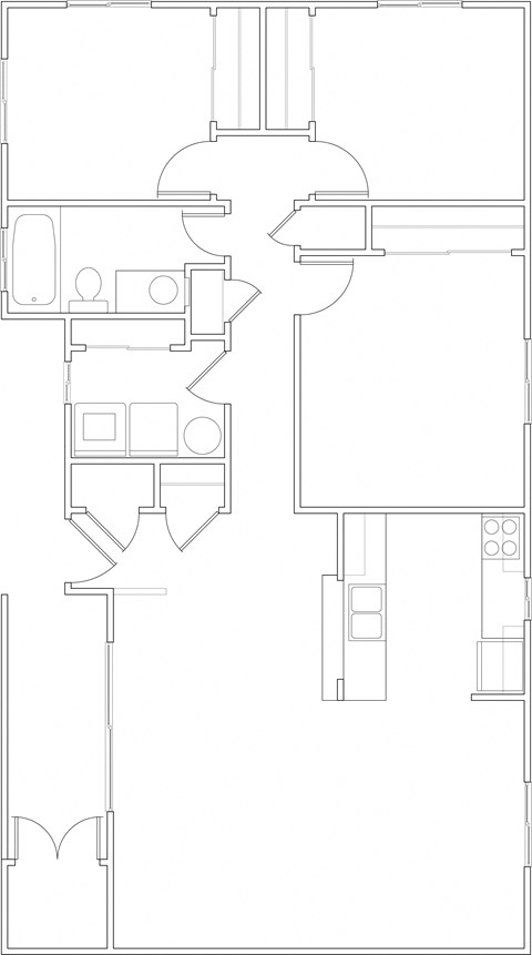 Springhill Gardens 3 Bed 1 Bath 1001sf